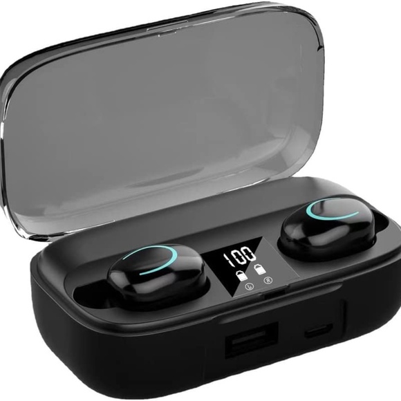 Wireless Headphones- Bluetooth In Ear-Waterproof-Battery Case Charger 5.3 Chip - Picture 1 of 7